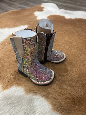 Slip On Dress Boots Tanner Mark Infant Mermaid Blue print