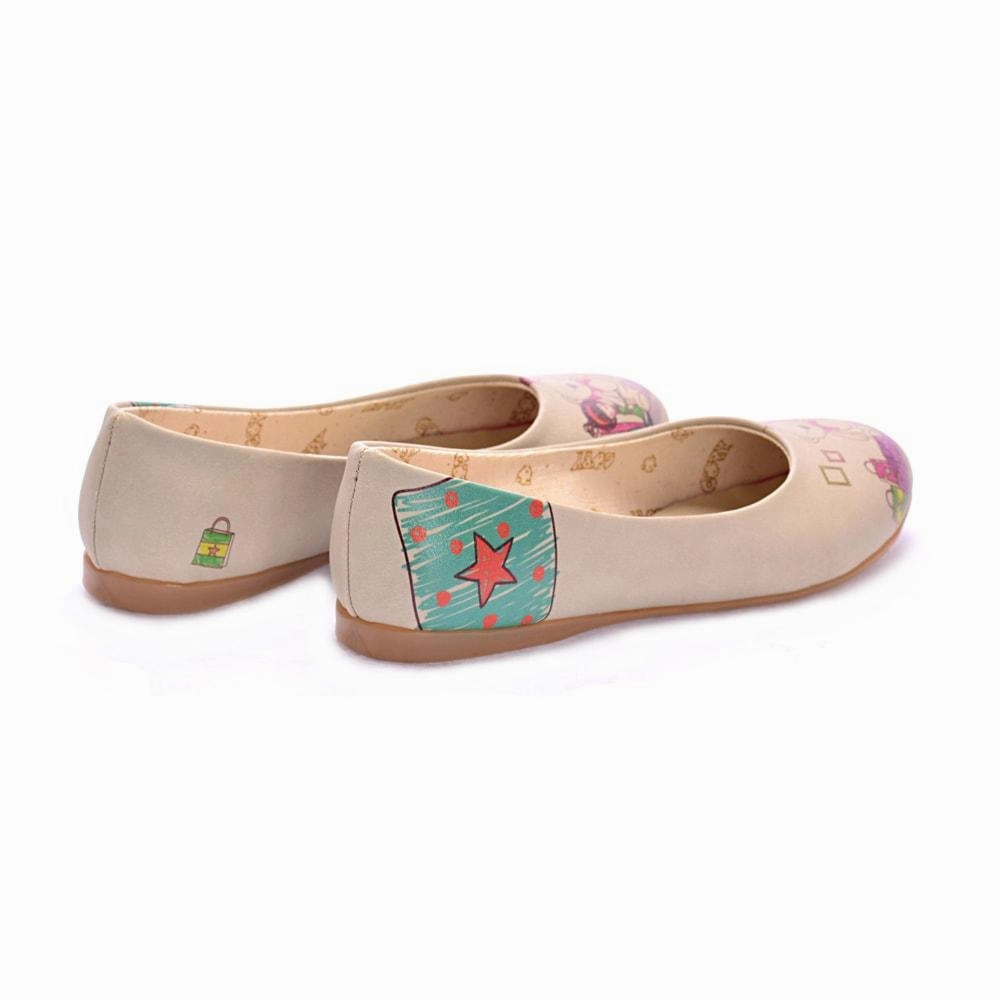 Street Mood Desert Run Teddy Bear Ballerinas Shoes 1020