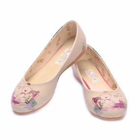 World Walk Teddy Bear Ballerinas Shoes 1020