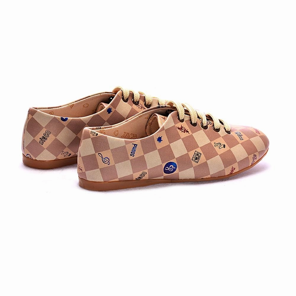 Timeless Fit Couple Pair Retro Squares Ballerinas Shoes SLV014