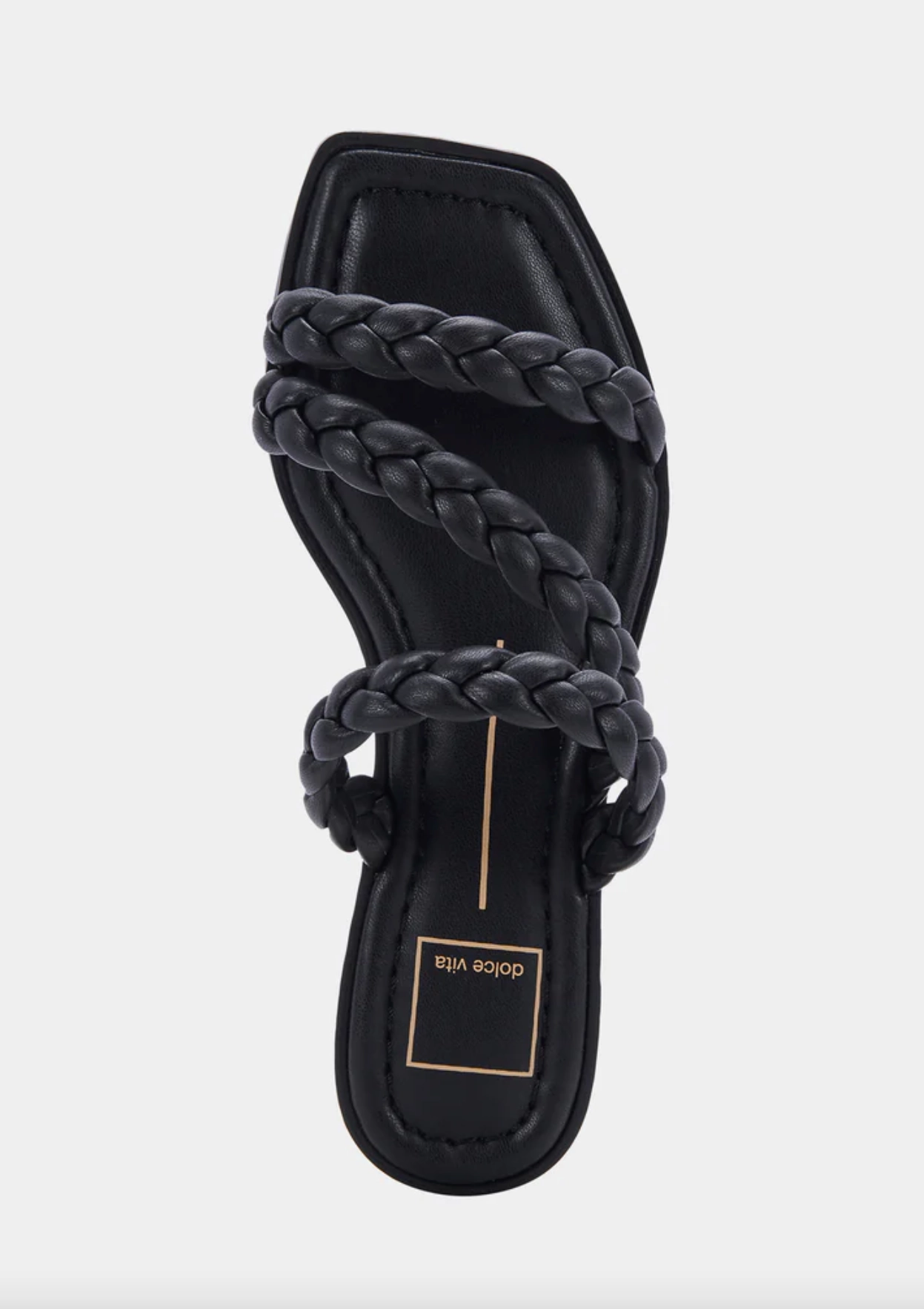 The Iman Sandal by Dolce Vita - Black Stella Circus Flat Shoes