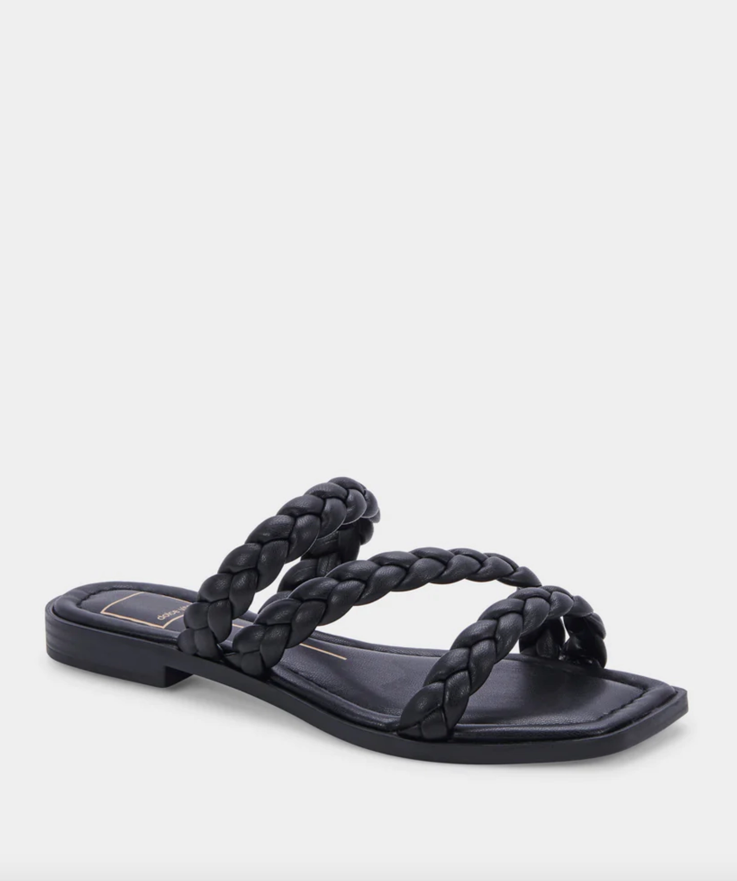 Flat Vs Heel Lifting Shoes The Iman Sandal by Dolce Vita - Black Stella