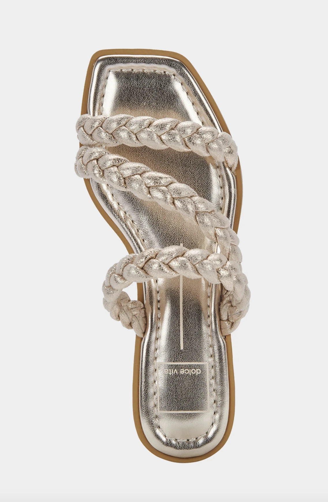 Wide Dress Shoes Flats The Iman Sandal by Dolce Vita - Gold