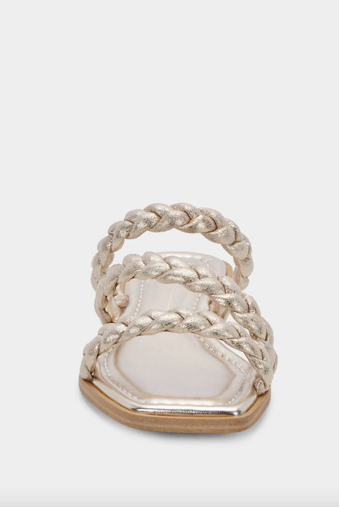 On Trend Flat Shoes The Iman Sandal by Dolce Vita - Gold