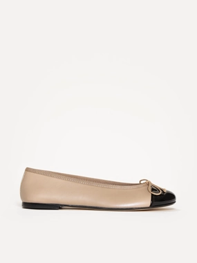 The Rosa Flat Shoes With Gold Buckle
