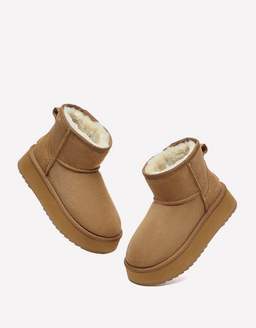 Thick Bottom Mini Classic in Chestnut New Timberland Boots