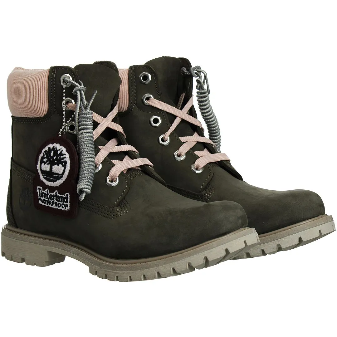 Timberland 6inch Premium Womens Green Boots Mexican Long Boots