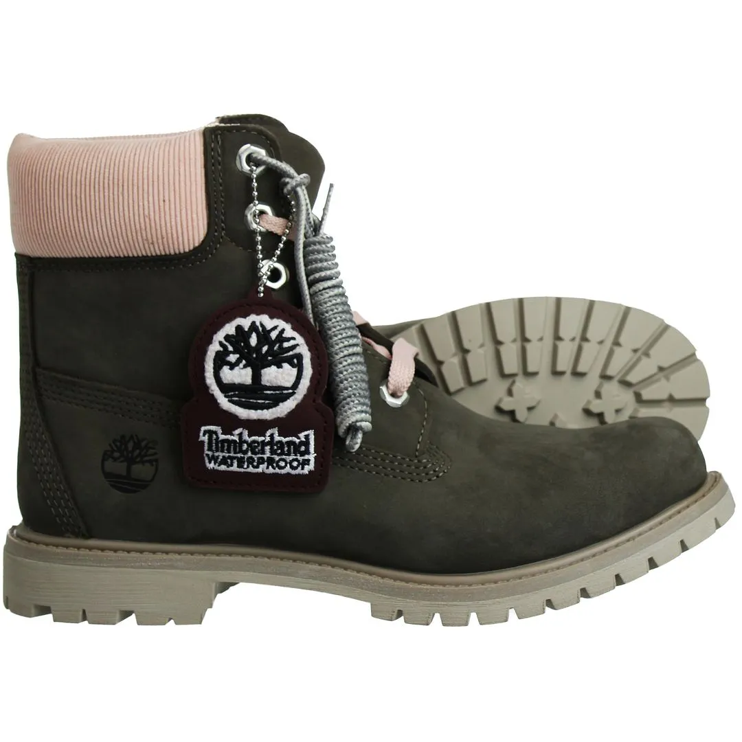 Dogs With Boots Timberland 6inch Premium Womens Green Boots