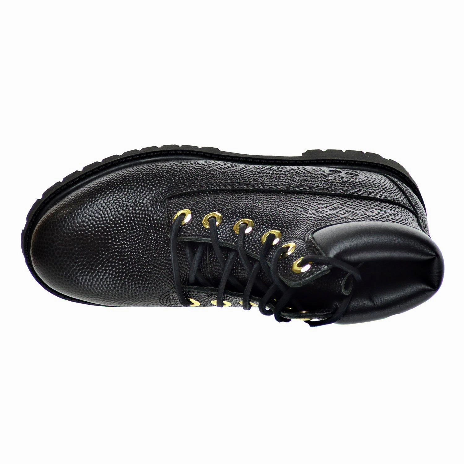 Timberland 6 Inch Prem Waterproof BigKid's Boots Football Leather Black Textured Best Rated Winter Hiking Boots