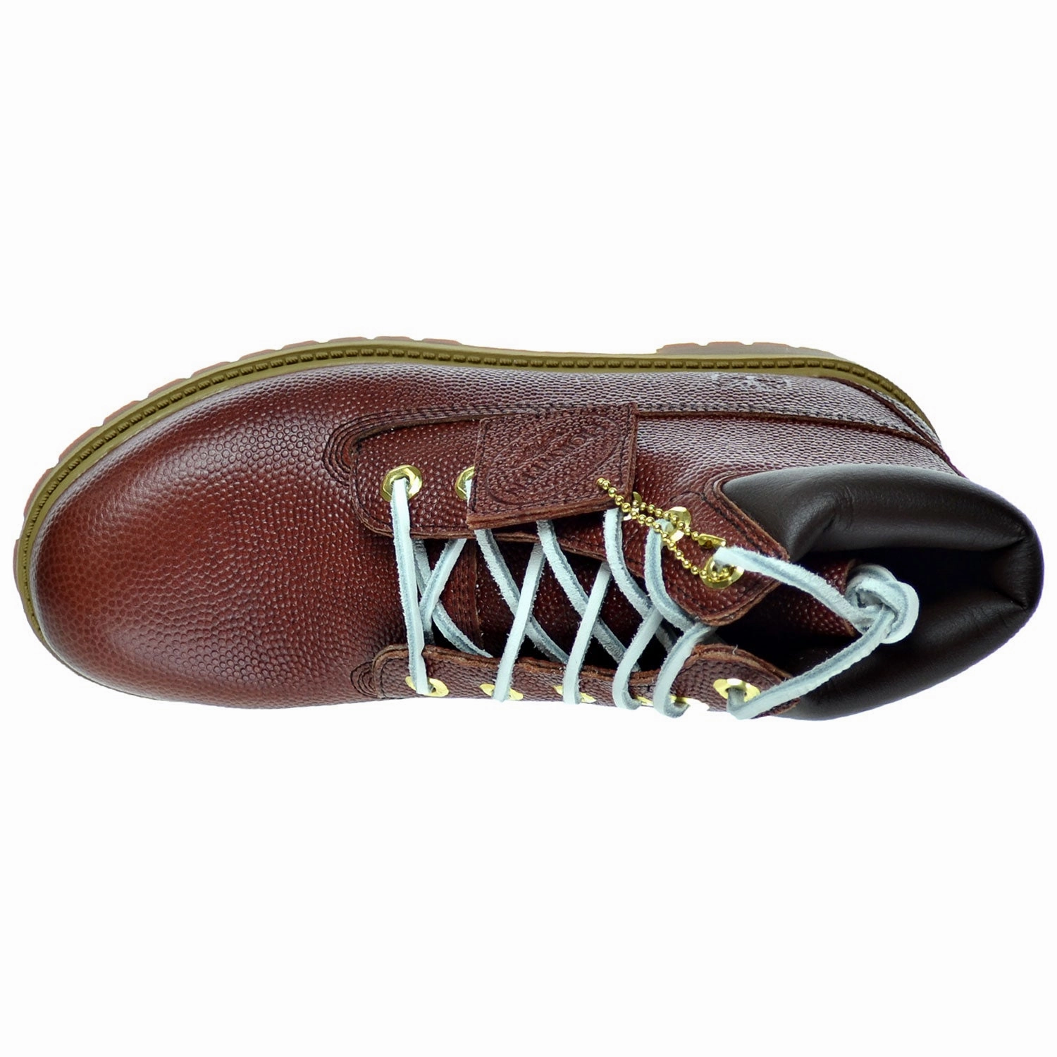 Timberland 6 Inch Prem Waterproof BigKid's Boots Football Leather Brown Textured Best Hiking Boots For Travel