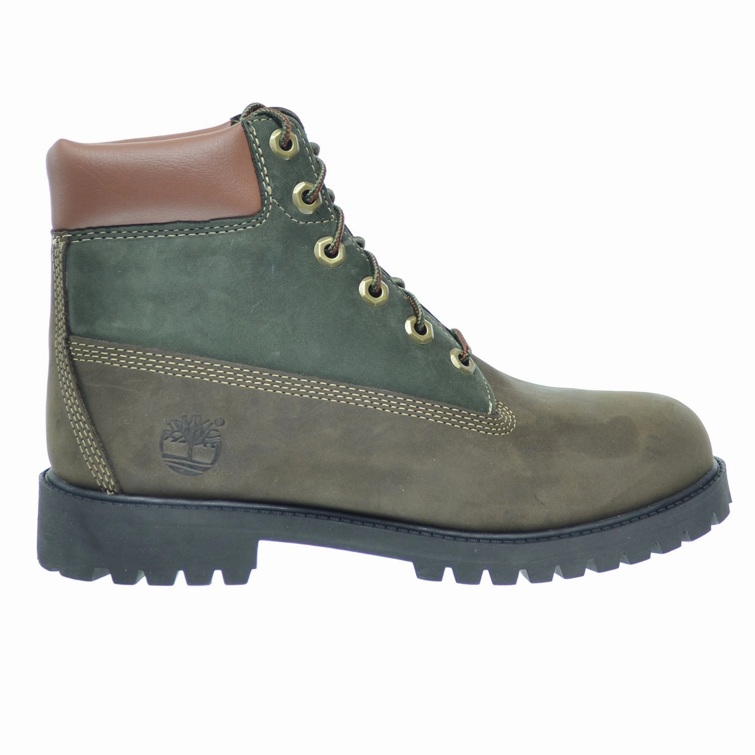 Timberland 6 Inch Premium Big Kids Waterproof Boots Brown/Green Vasque Contender Gore-tex Hiking Boots