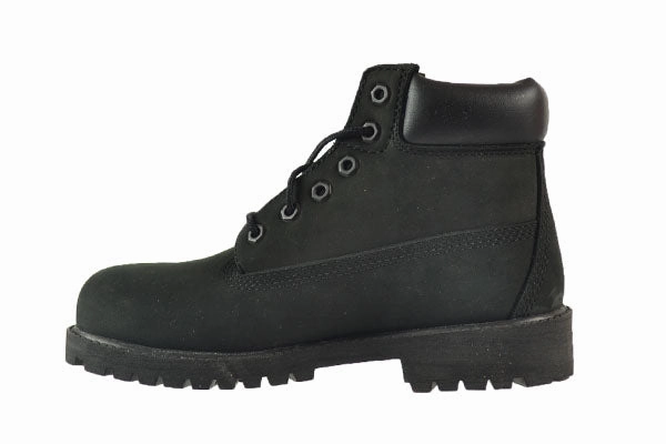 Timberland 6 Inch Premium Little Kids Boots Black Pirate Boots