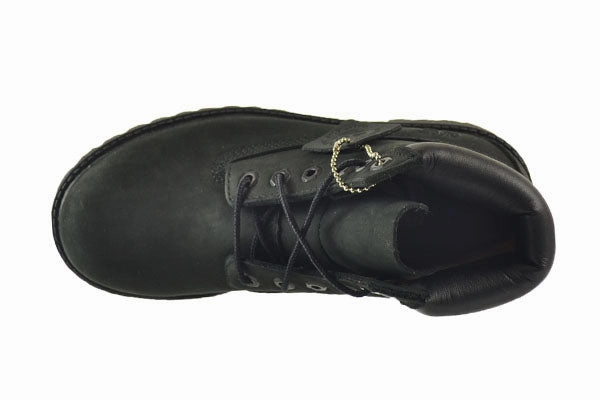 Timberland 6 Inch Premium Little Kids Boots Black Durashock Boots