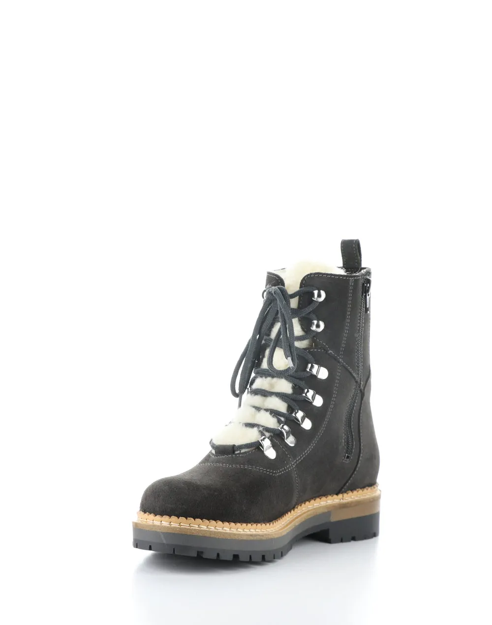 Snow Boots With Fur Women's Ada Round Toe Boot - Grey/Beige