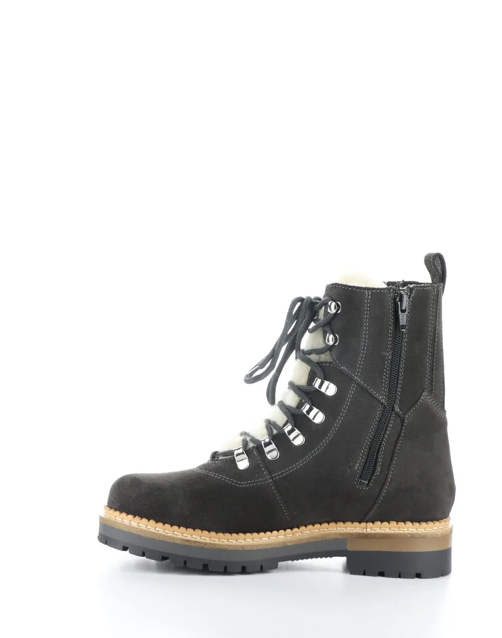 Women's Ada Round Toe Boot - Grey/Beige Rhinestone Western Boots