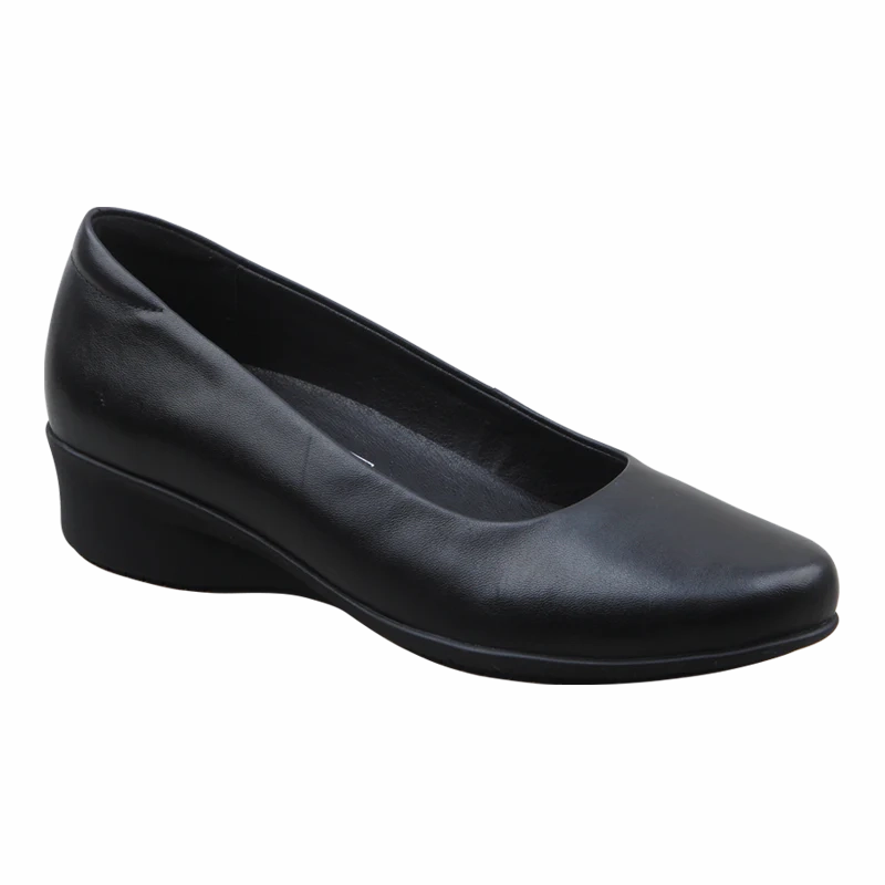 Quick Step CBD Eadie Black Leather slip on ballet