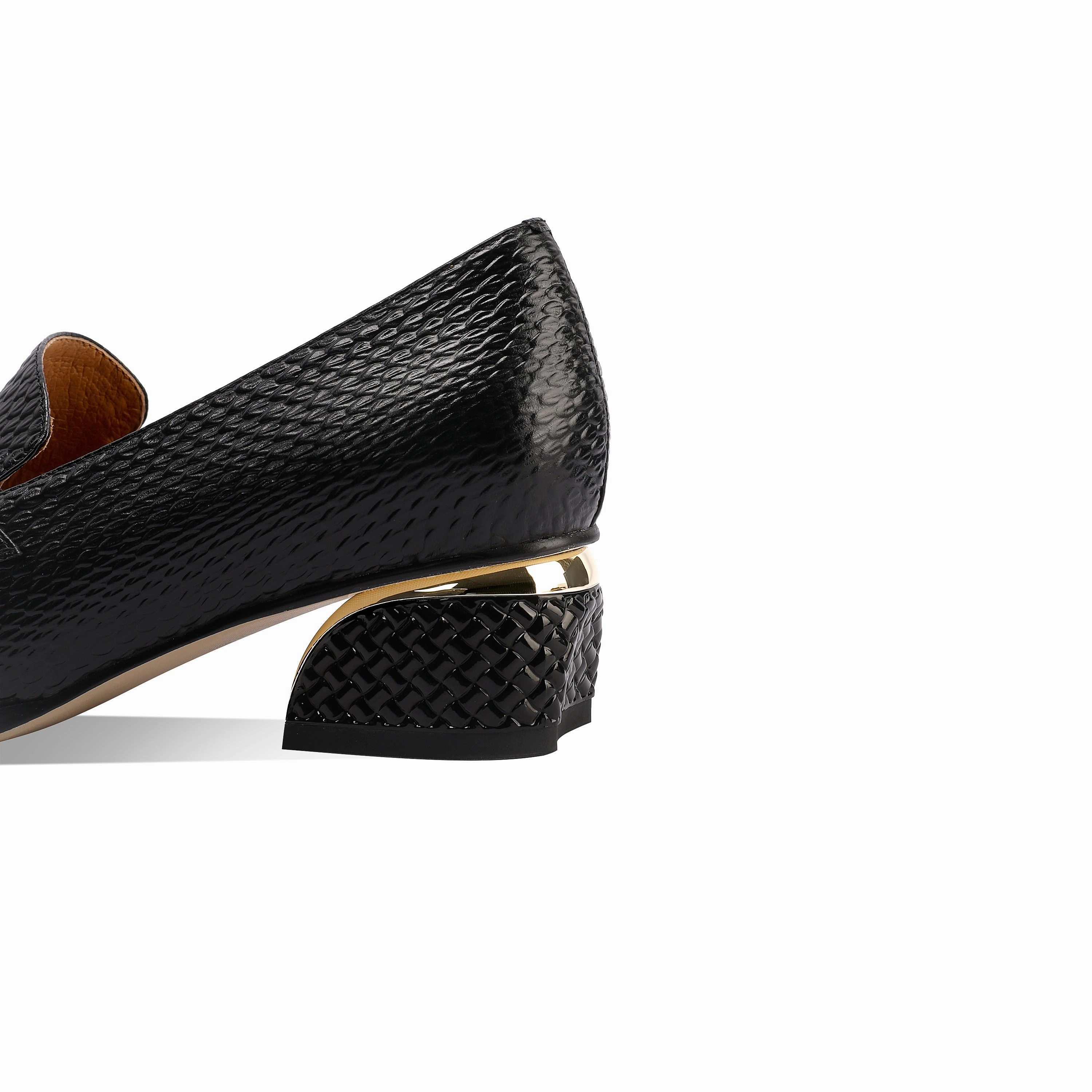 TinaCus Women's Handmade Genuine Leather Glitter Rhinestone Slip On Block Heel Pumps Disney Rapunzel Dress Up Shoes