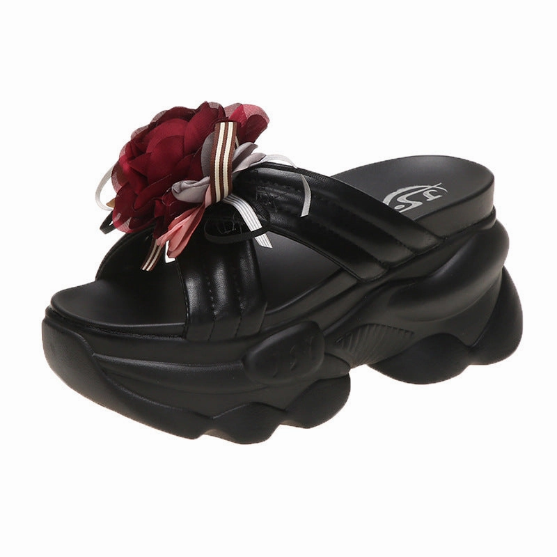 Best Hiking Boots In The World Trendy Thick Bottom Sandals Women's Fashion Flowers | Brodtica.com