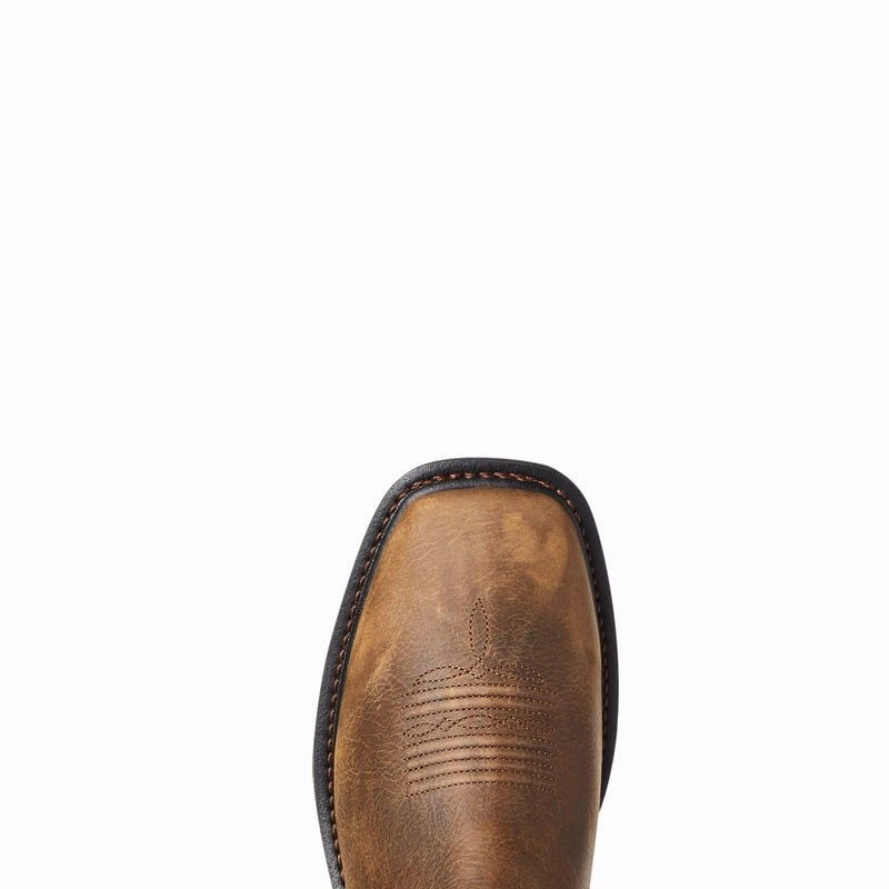 Flat Foot Work Boots Ariat Men's 11" Waterproof WorkHog XT VentTEK Wide Square Toe Work Boot