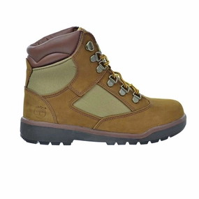 Hiking Boots Or Trail Shoes Timberland 6 Inch L/F Big Kid's Field Boots Brown