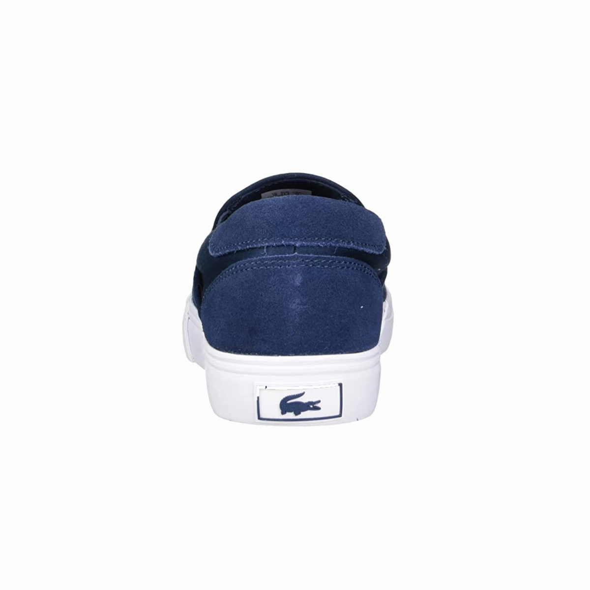 LACOSTE 7-43CMA0045092 JUMP SERVE SLIP MN'S (Medium) Navy/White Canvas Lifestyle Shoes Park Day Step Ahead