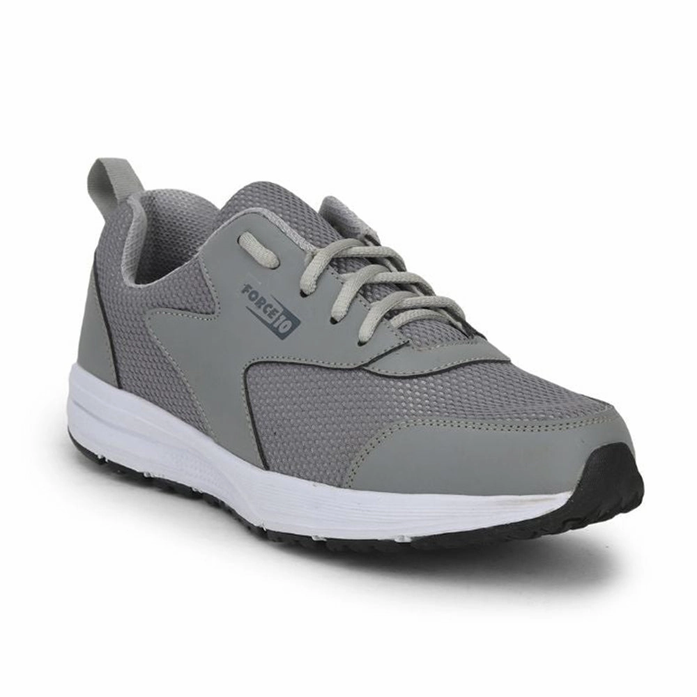 Best Shoes For Martial Arts Training Force 10 Sports Lacing Shoes For Men (Grey) SPRINT By Liberty