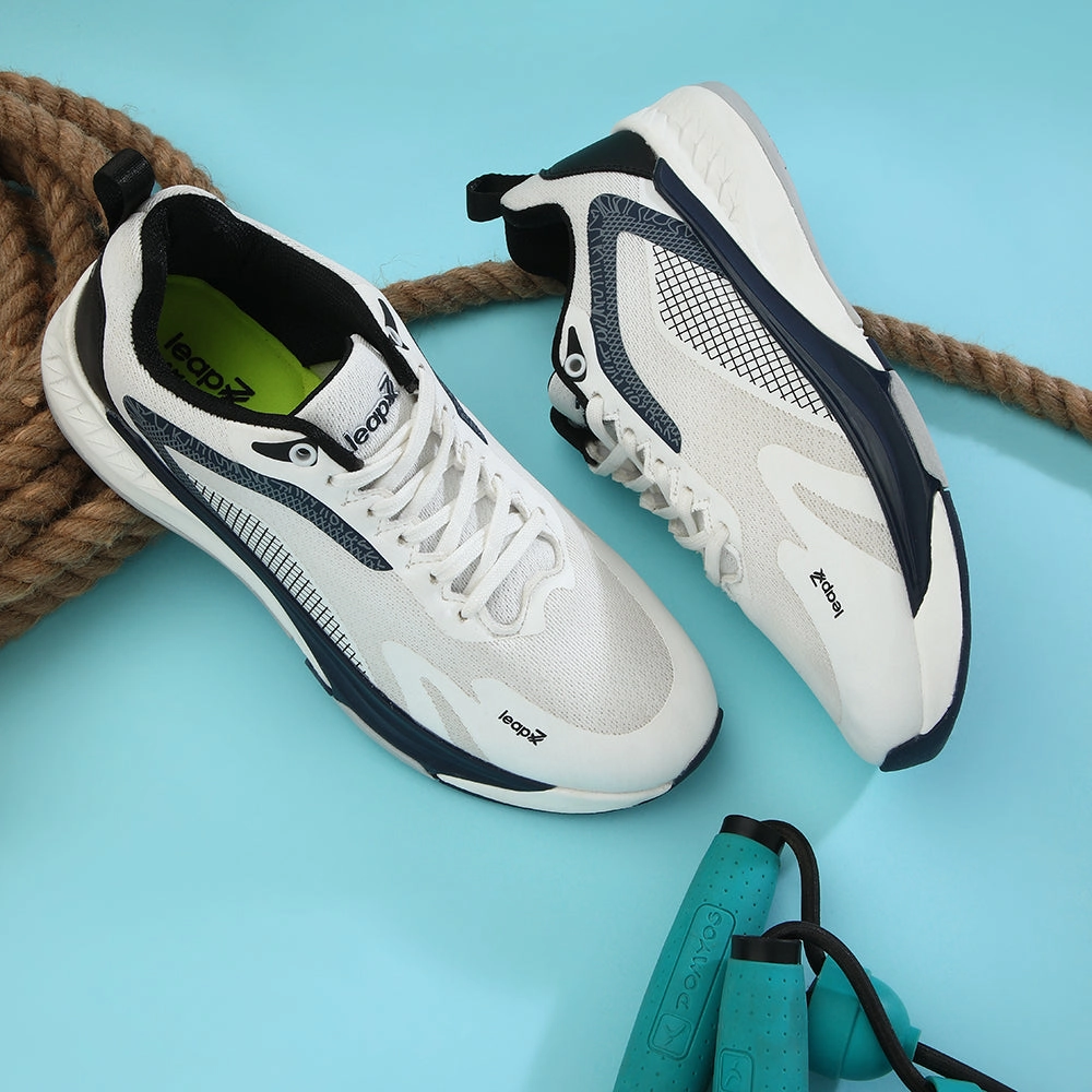 Air Monarch Iv Training Shoes Leap7x Sports White Running Shoes For Mens EVELSTER-E By Liberty