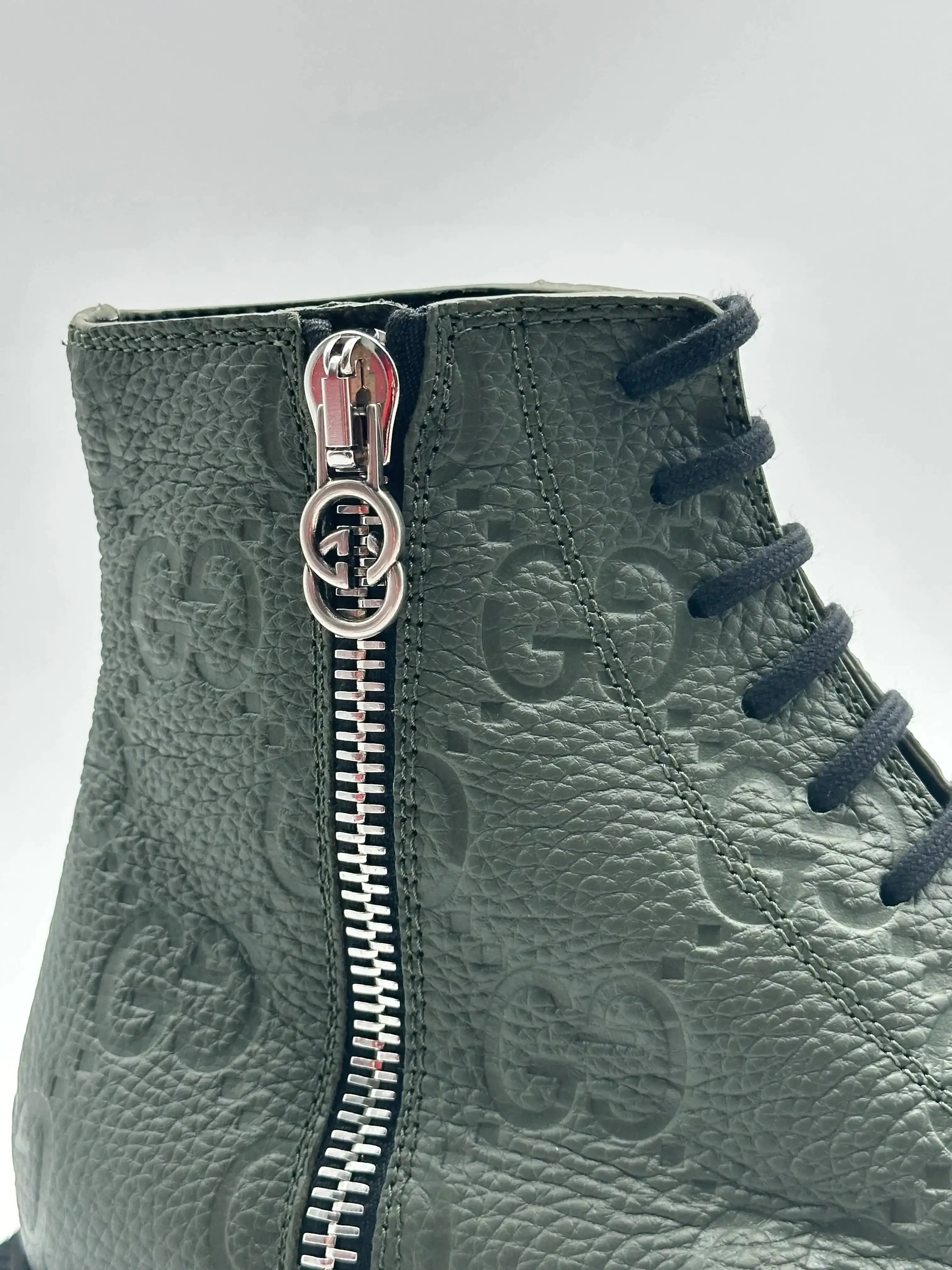 Leather Monogram Boots Short Ladies Boots