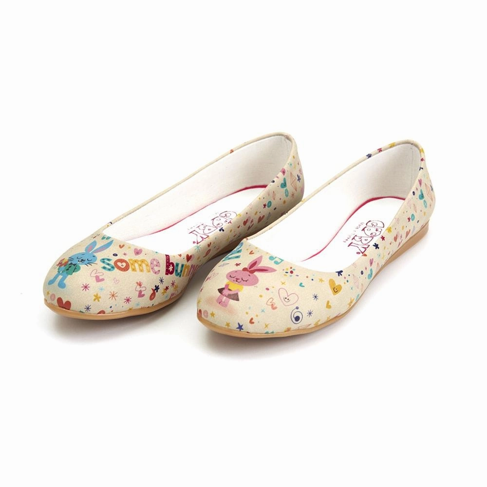 Concert Mood Sea Breeze Gentilman Rabbit Ballerinas Shoes 1093