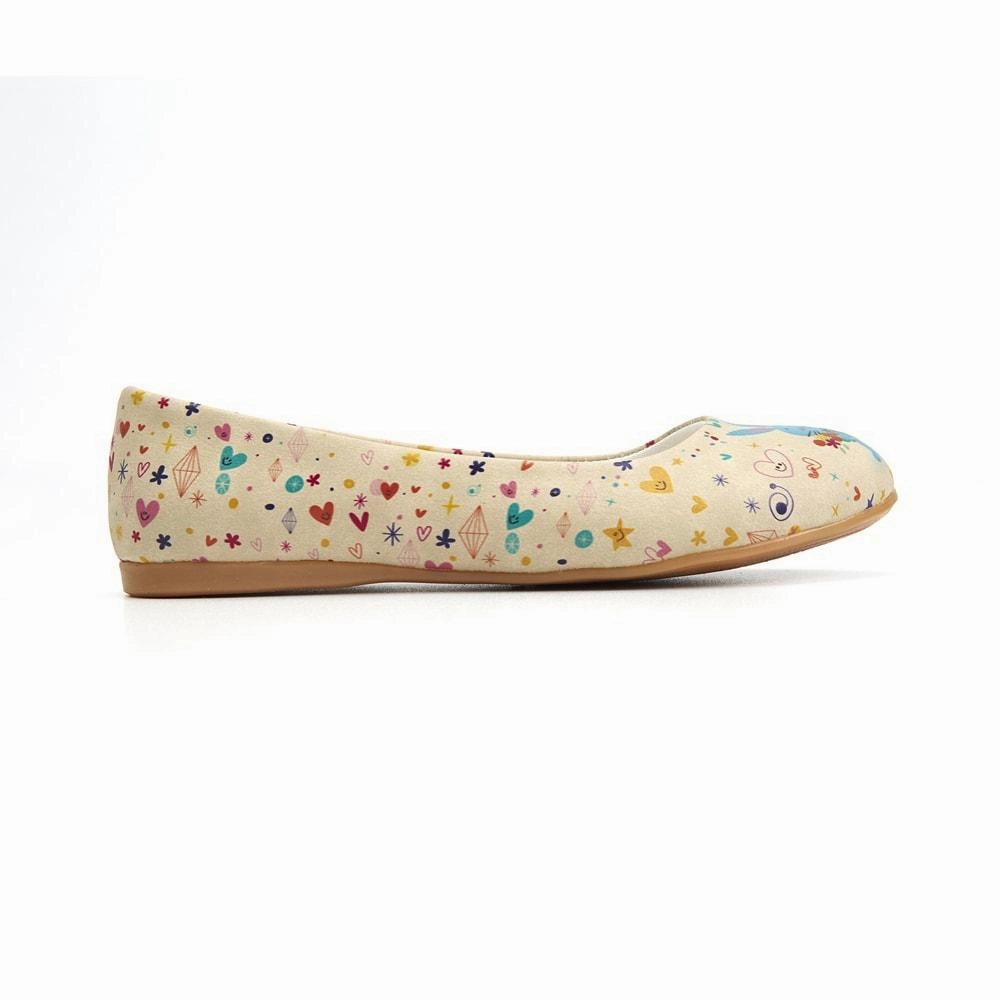 Gentilman Rabbit Ballerinas Shoes 1093 Lift Up Red Glow