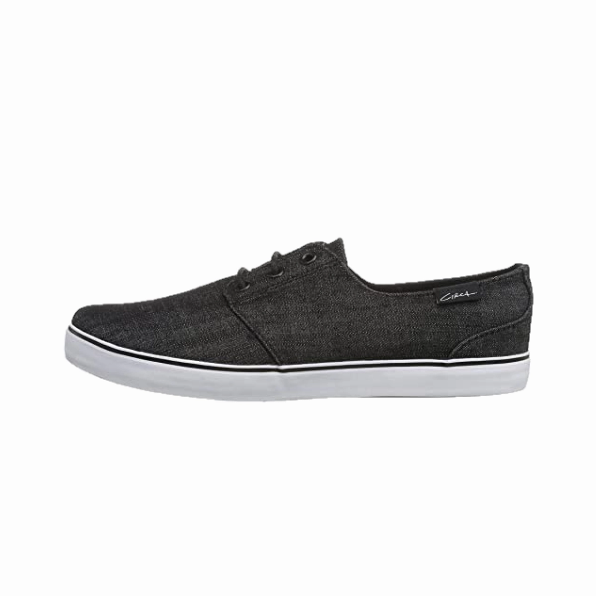 CIRCA CRIP-BCL CRIP MN'S (Medium) Black/Charcoal Textile Skate Shoes Trend Forward