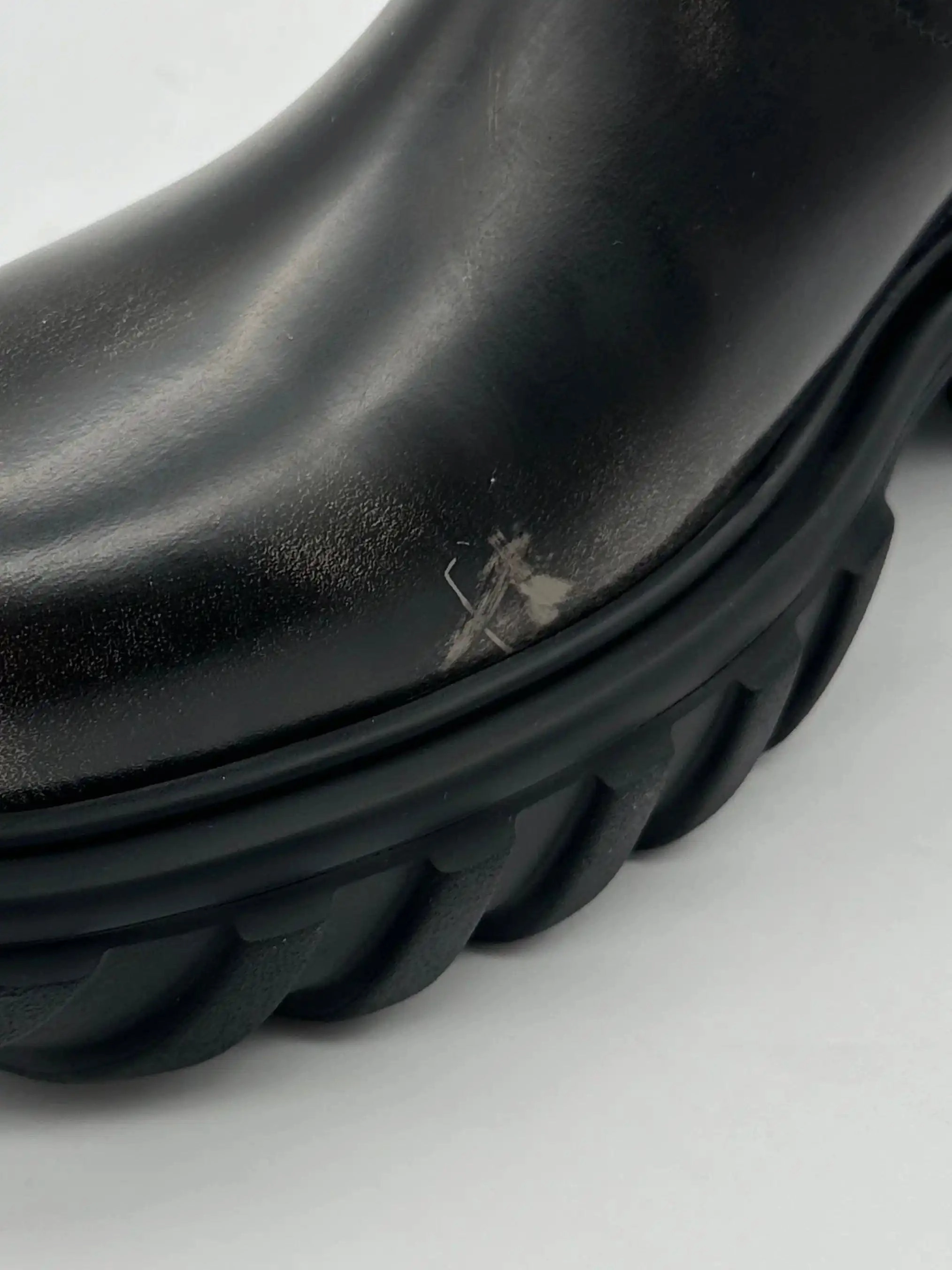 Wide Calf Snow Boots Tractor Motor Ankle Boots Anthracite