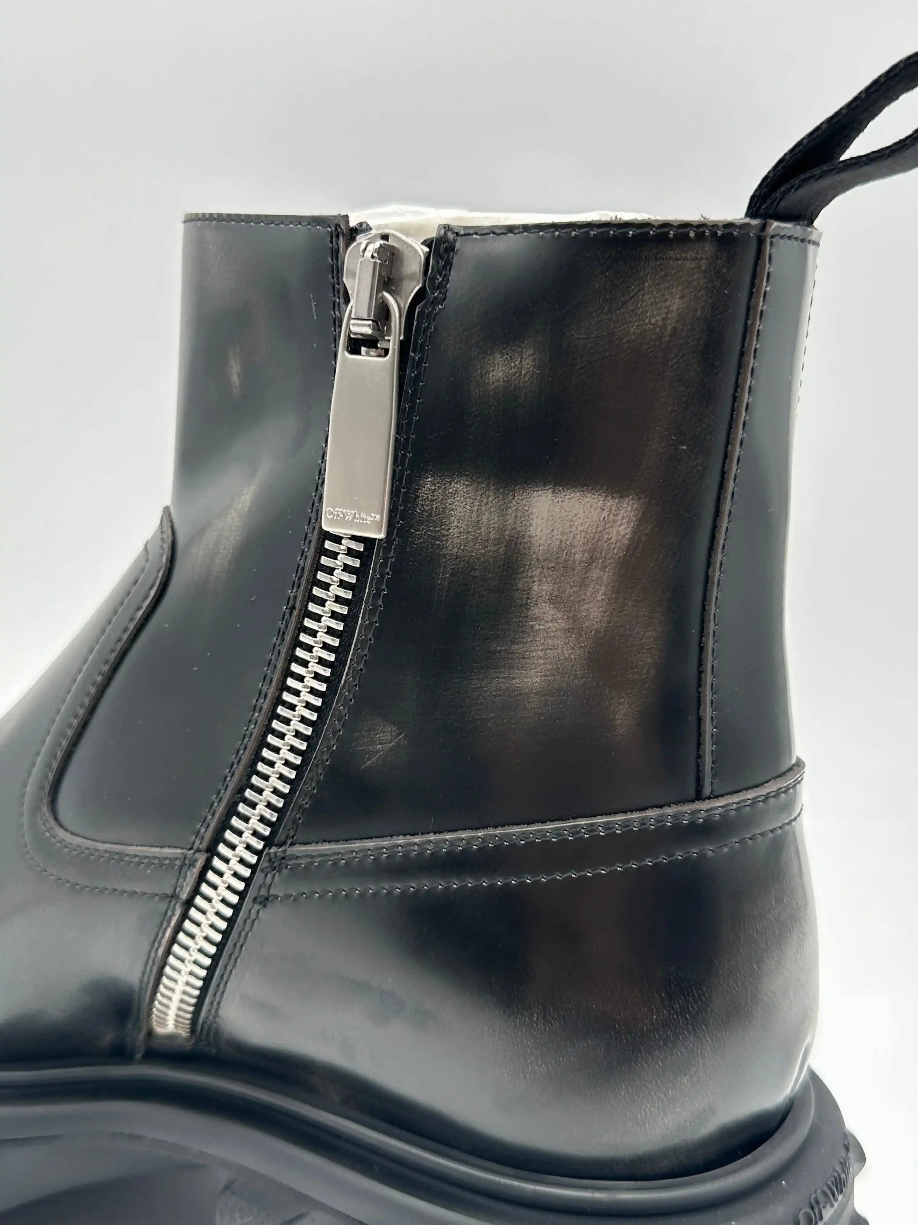 Tractor Motor Ankle Boots Anthracite Black Ankle Boots