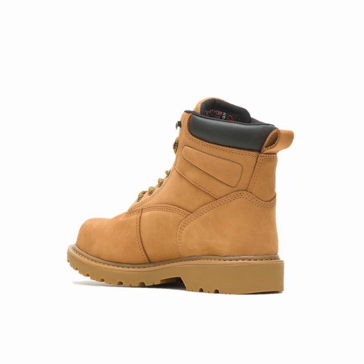 Heavy-Duty Build Walk Easy WOLVERINE W221024-W FLOORHAND INSULATED 6'' ST WP WMN'S (Wide) Wheat Leather Work Boots