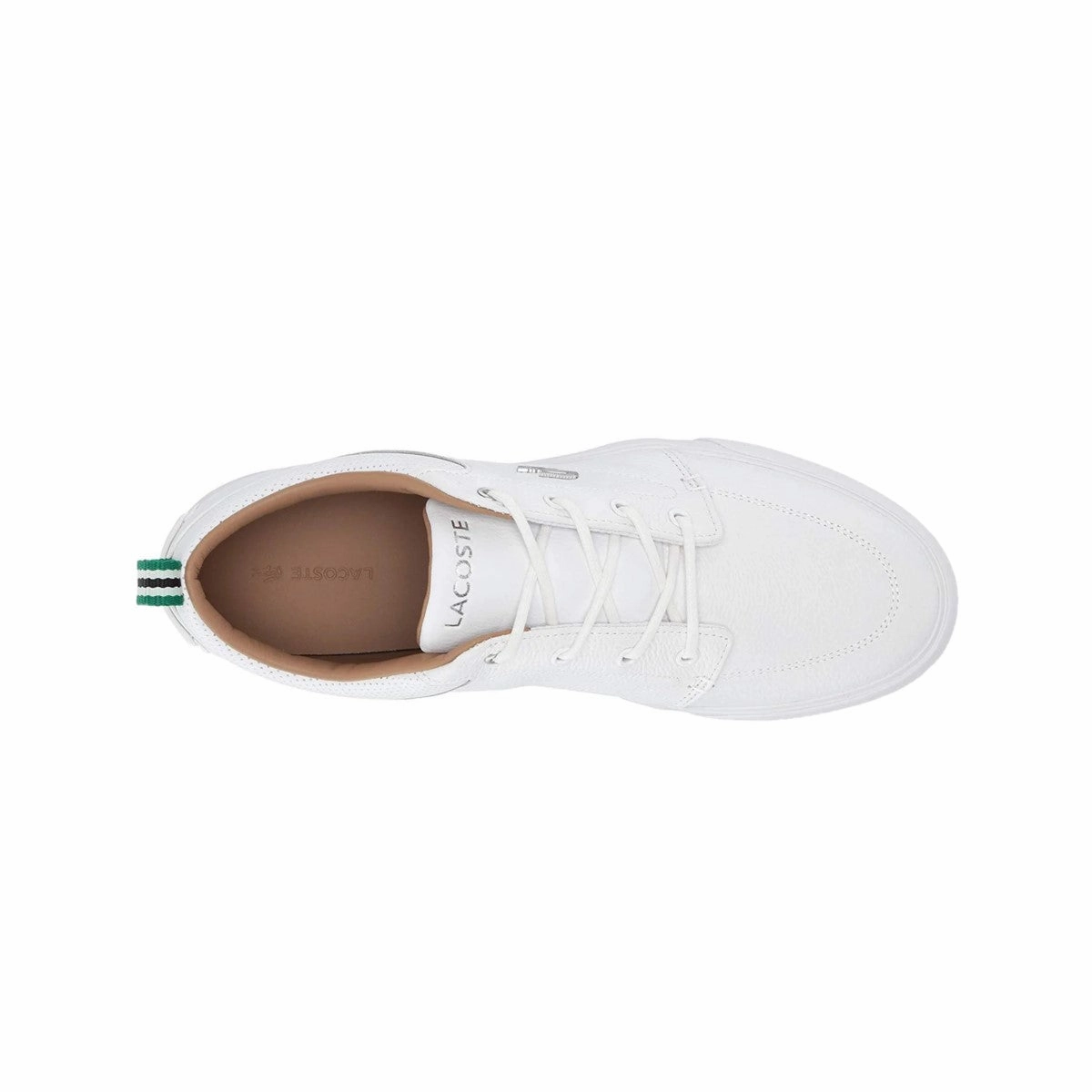 Chat Walk Street Pic LACOSTE 7-37CMA007321G BAYLISS 119 1 MN'S (Medium) White/White Leather & Synthetic Lifestyle Shoes