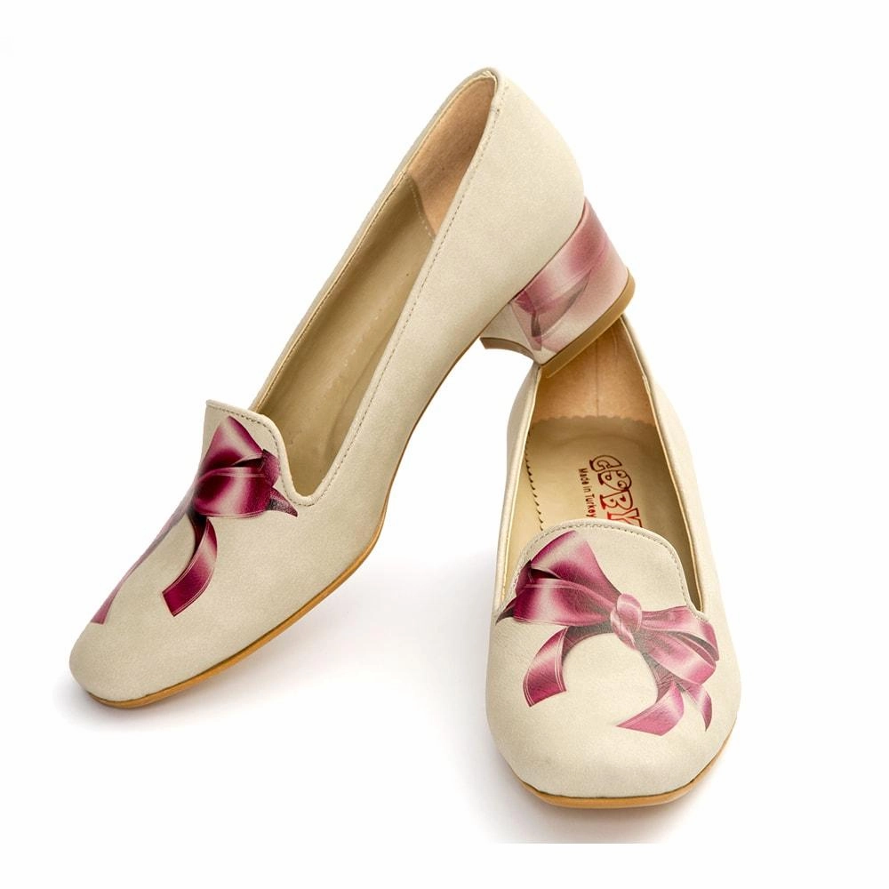 Ribbon Career Heel Shoes DB120 Mesh Cool