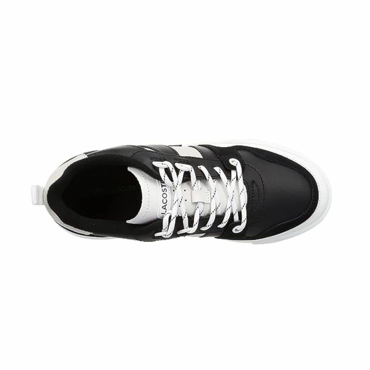 LACOSTE 7-44SFA0112312 L002 222 WMN'S (Medium) Black/White Leather Lifestyle Shoes Airport Easy
