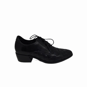 Django & Juliette Clint Leather Shoe ~ Mocca ~ Black Cold Jog