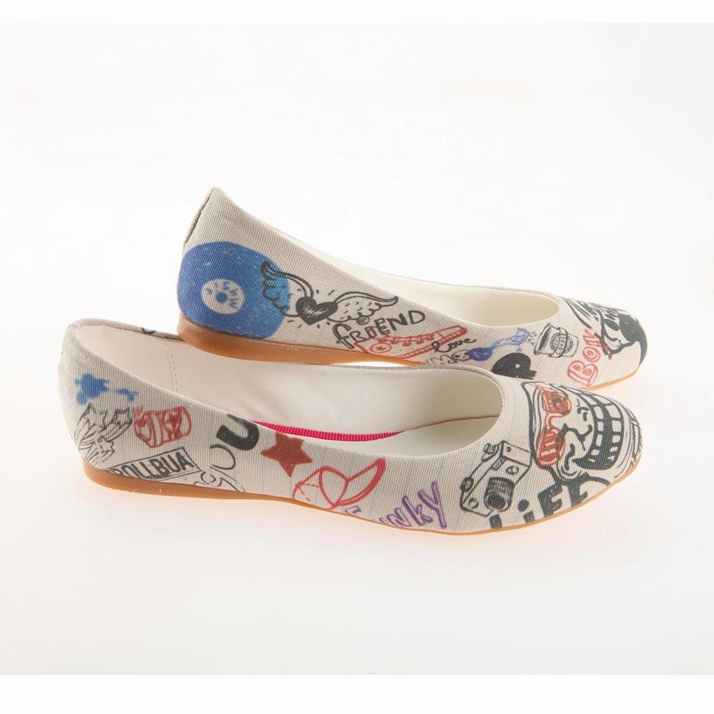 Troll Face Ballerinas Shoes 1120 Vital Step