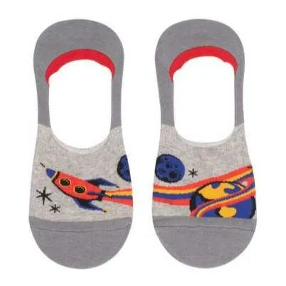 Sustainable Loafers A Trip To The Moon Men's No Show Liner Sock