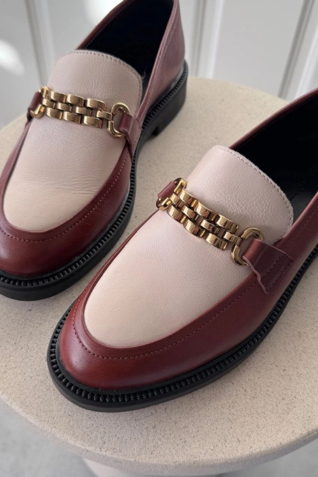 Kelly & Katie Loafers Copenhagen Shoes - Feel Spring - 214 Cognac / Nude