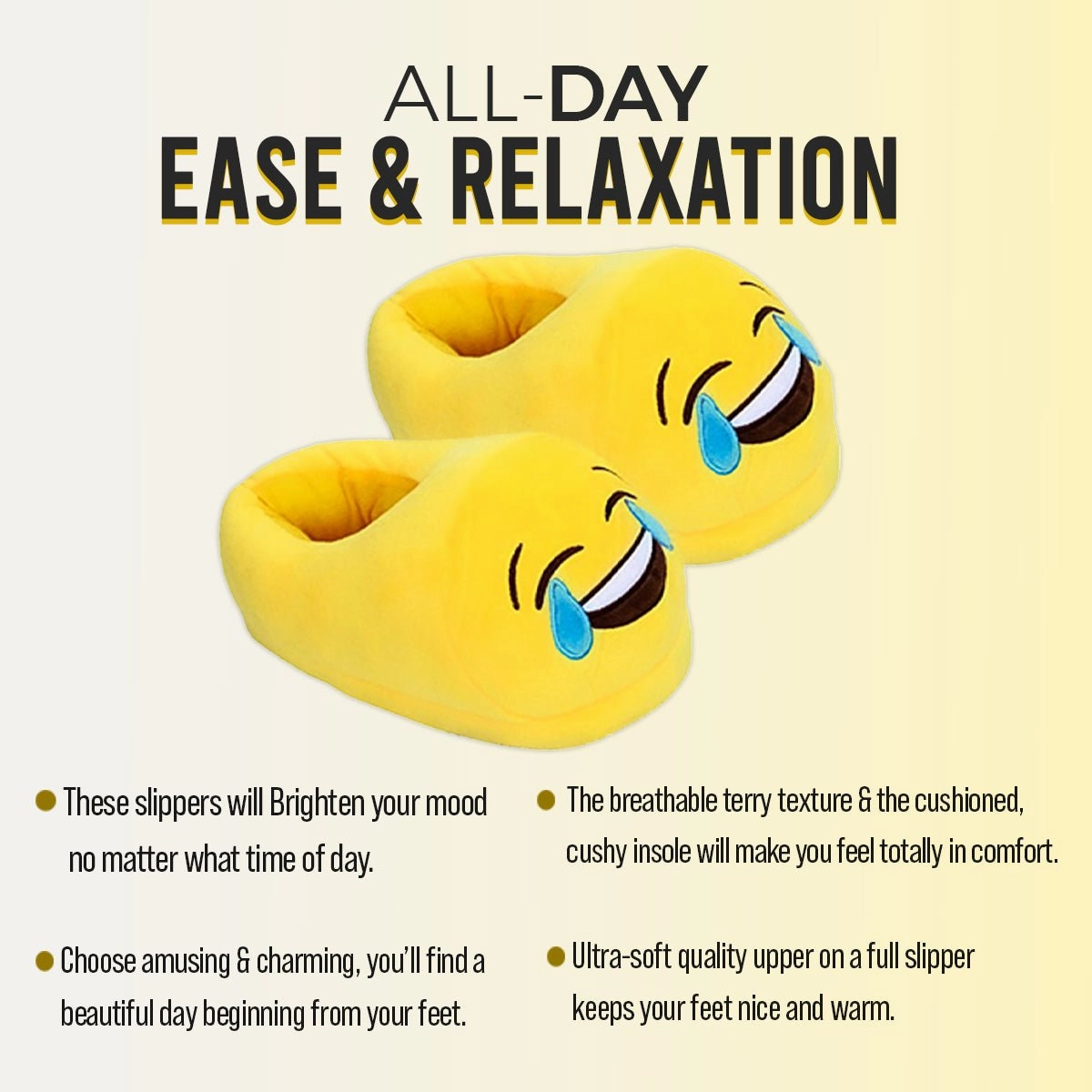 Asics Shoe Size Compared To Nike Kids Laughing Emoji Slipper Comfortable and Warmth