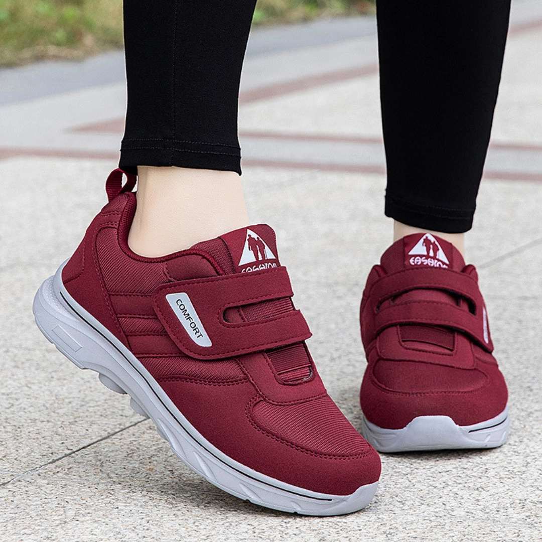 OCW Orthopedic Women Shoes Soft Sole Cushion Velcro Strap Walking Shoes Best Walking Shoes For Flat Feet And Pronation