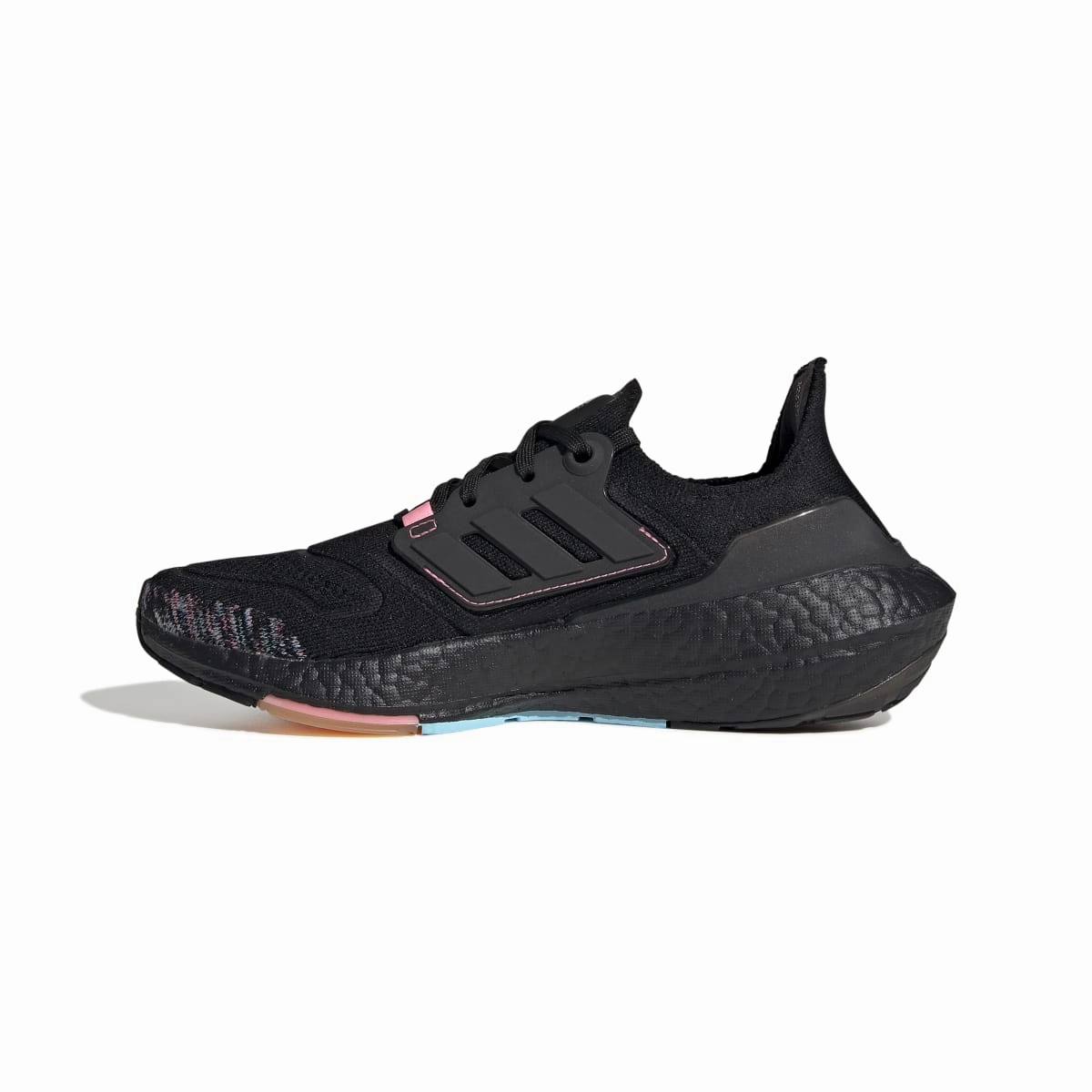 ADIDAS GX5927 ULTRABOOST 22 WMN'S (Medium) Black/Black/Pink Primeknit Running Shoes weight - lifting running shoes