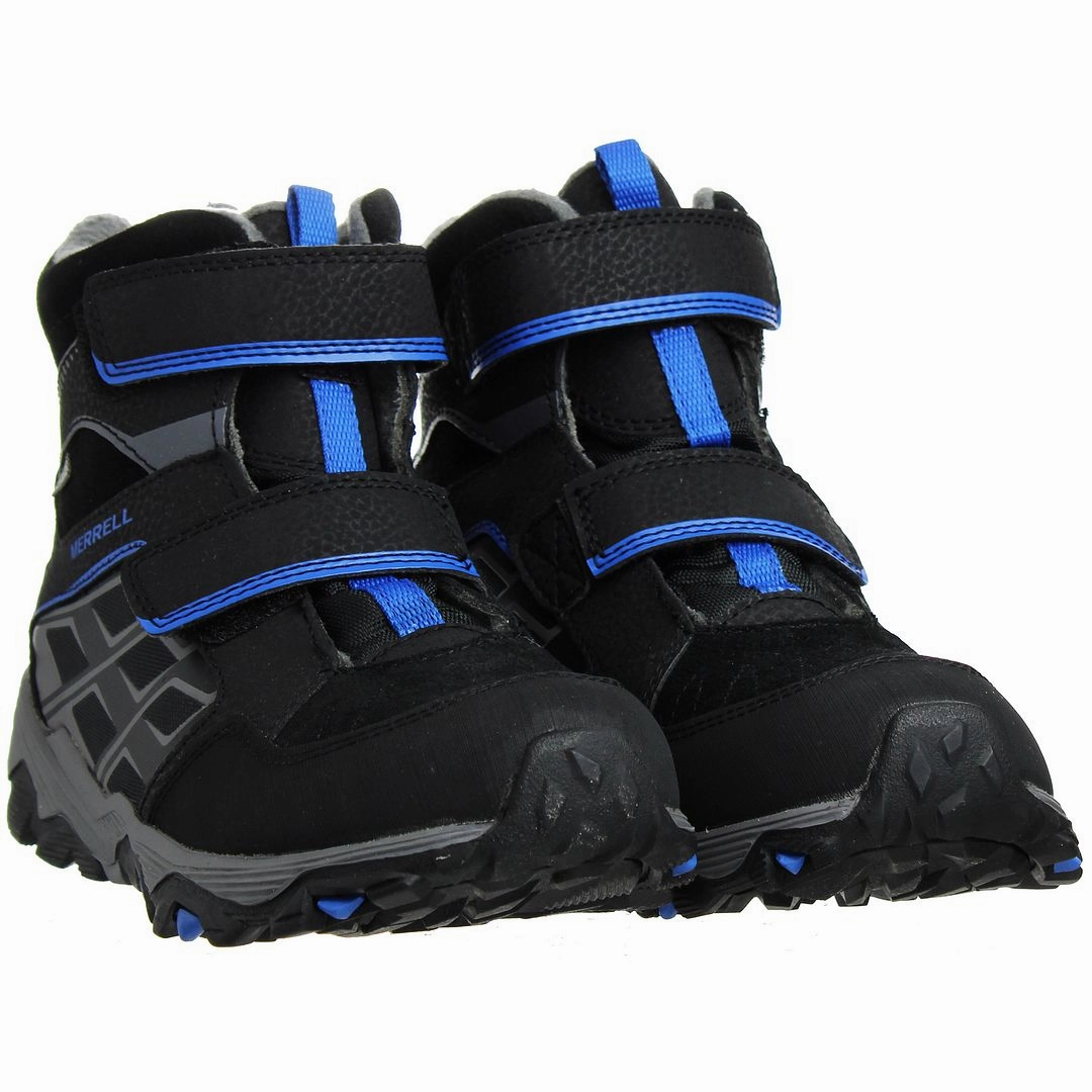 El Potrillo Boots Merrell ML-B Polar Waterproof Kids Black Boots