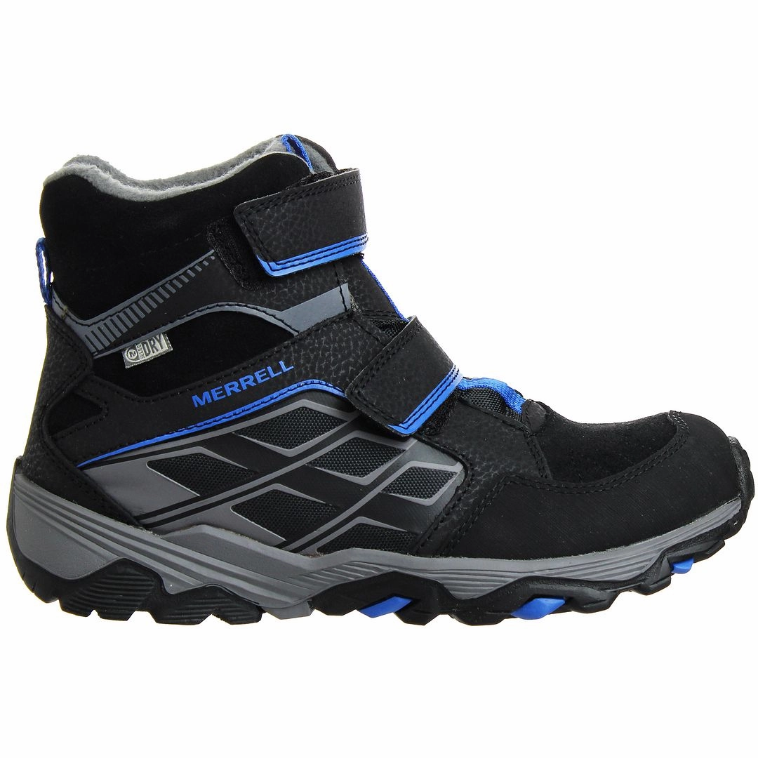 Merrell ML-B Polar Waterproof Kids Black Boots Cowboy Boots Wedding