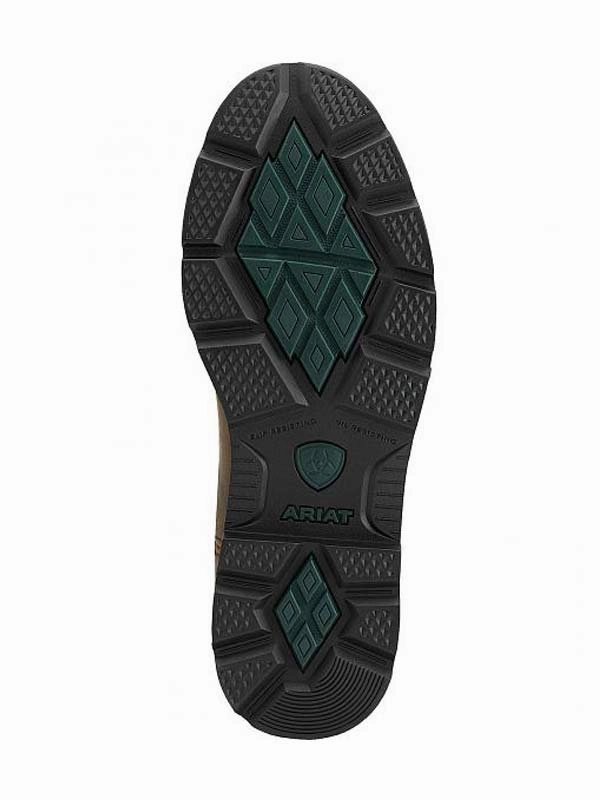 Ariat 10014238 Mens Groundbreaker Pull-On Work Boots Brown Work Boots Australia