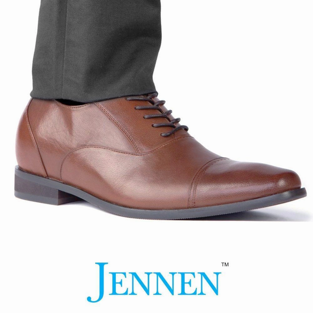 Mr. Gershwin Vegan Brown | 7cm Height Increasing Elevator Wedding Shoes Asics 2018 Running Shoes