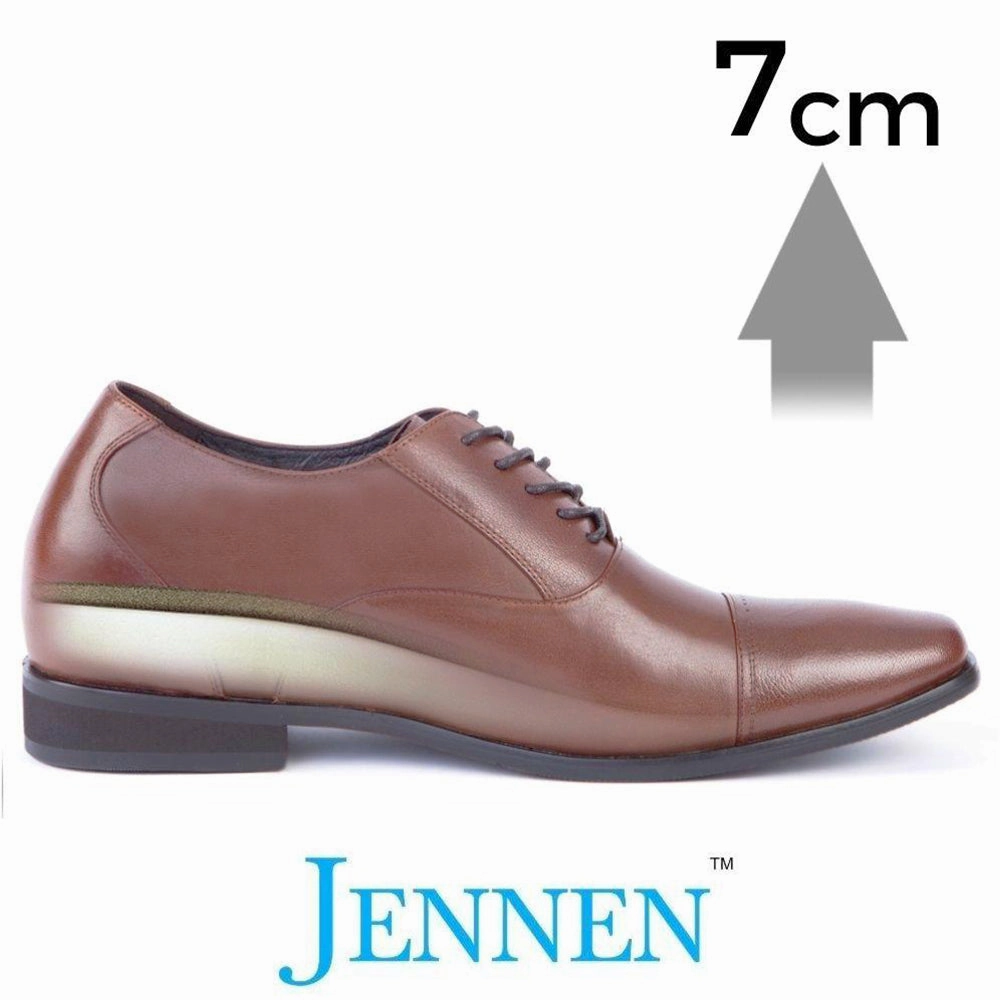 Asics Shoes Review Mr. Gershwin Vegan Brown | 7cm Height Increasing Elevator Wedding Shoes