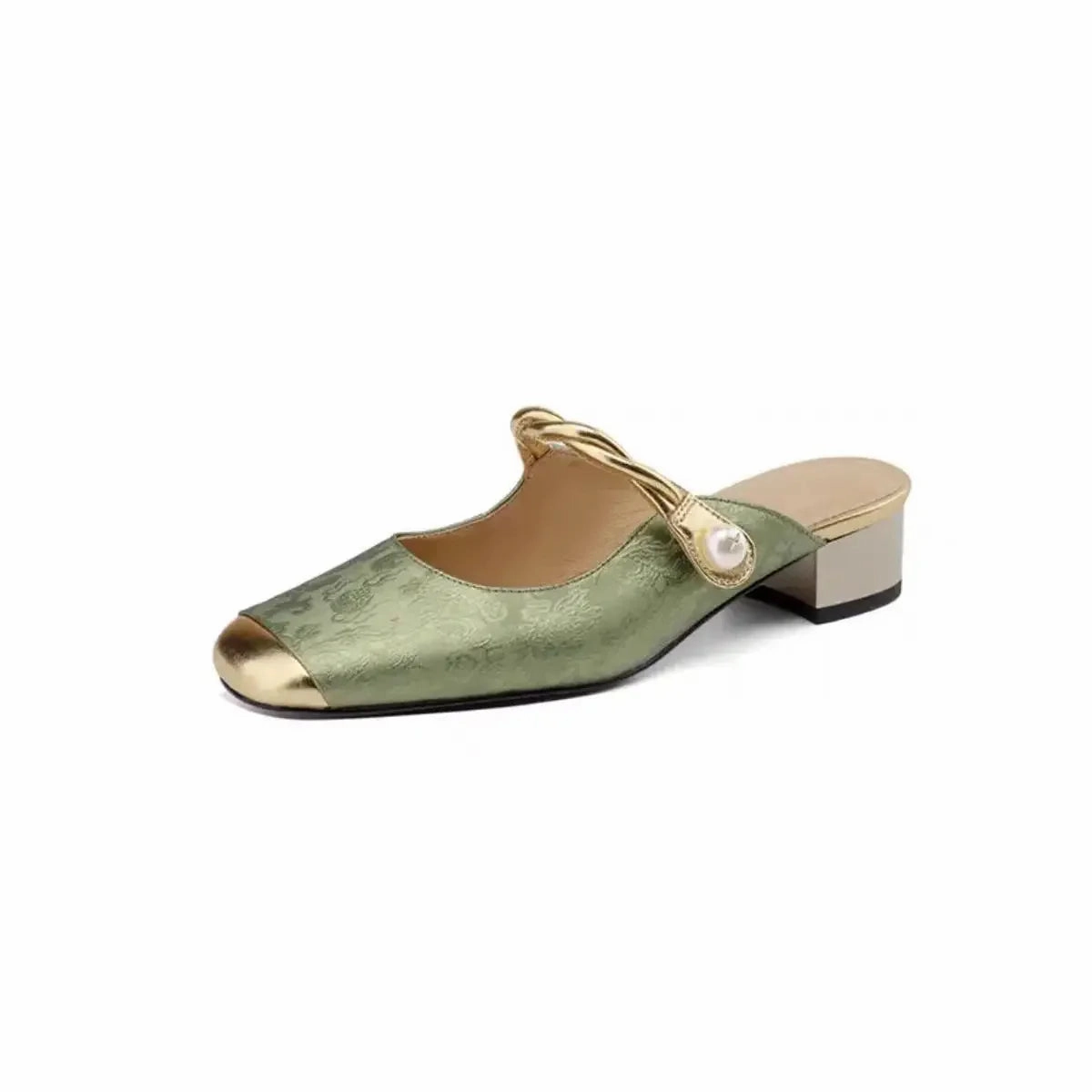 Asics Aqua Shoes CHRIS Slipper or Slingback Pearl Accent Slip-On Shoes